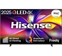 Hisense E7Q 50" 4K Ultra HD QLED Smart TV - 50E78QTUK, Black
