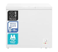 Hisense FC252D4BW1, 198L, Freestanding Chest Freezer, 4 Star Freezer Rating, F Rated in White