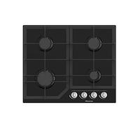 Hisense GG643B hob Black Built-in 60 cm Gas 4 zone(s)