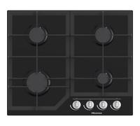 Hisense GG643B hob Black Built-in 60 cm Gas 4 zone(s)
