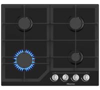 Hisense GG643B hob Black Built-in 60 cm Gas 4 zone(s)