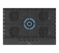Hisense GG773B 75cm 5 burners built-in gas hob Tempered Glass Finish, Black
