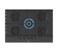 Hisense GG773B 75cm 5 burners built-in gas hob Tempered Glass Finish,