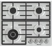 Hisense GM663XB hob Stainless steel Built-in 60 cm Gas 4 zone(s)