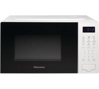 Hisense 700 Watts 20 Litre White Digital Solo Microwave Oven H20MOWS4UK Automatic Defrost, 9 Auto Cook Menus, Clock & Timer, Easy Clean