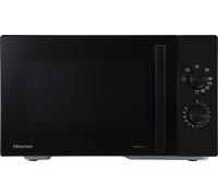 Hisense H23MOBP2HGIUK 23 Litre 28cm High, Freestanding Small Microwave With Grill - Black, Black