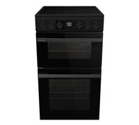Hisense HDCEC5C10B Double Oven Electric Cooker - Black