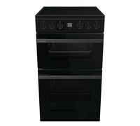 Hisense Hi6 Max HDCEC5C10B 50cm Electric Cooker with Ceramic Hob - Black - A Rated, Black