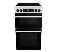 Hisense Hi6 Max HDCEC5C10W 50cm Electric Cooker with Ceramic Hob - White - A Rated, White