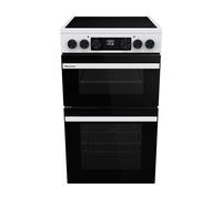Hisense Hi6 Max HDCEC5C10W 50cm Electric Cooker with Ceramic Hob - White - A Rated, White