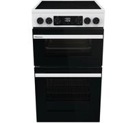 Hisense Hi6 Max HDCEC5C10W 50cm Electric Cooker with Ceramic Hob - White - A Rated, White