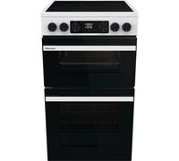 Hisense Hi6 Max HDCEC5C10W 50cm Electric Cooker with Ceramic Hob - White - A Rated, White