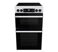 Hisense Hi6 Max HDCEC5C10W 50cm Electric Cooker with Ceramic Hob - White - A Rated, White