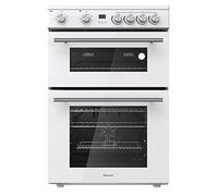 Hisense HDE3211BWUK Electric Cooker with Ceramic Hob - White - A+/A Rated