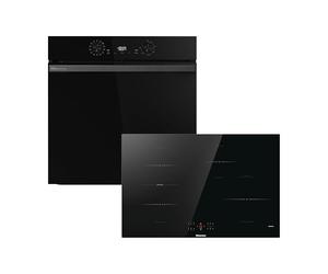 Hisense Hi2 HIPK2PBN80IND Built In Electric Single Oven and Induction Hob Pack - Black - A+ Rated
