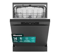 Hisense Hi4 Freestanding Dishwasher - Auto dry Black