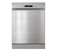 Hisense HS622E90XUK Freestanding Standard Dishwasher 85cm High- Stainless Steel - E Rated, Silver, 24 x 23 x 33 inches (L x W x H) [Energy Class E]