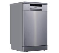 Hisense Hi4 Freestanding Slimline Dishwasher - Half Load - Stainless HS523E15XUK