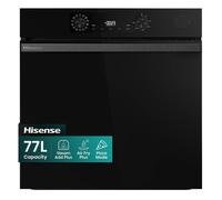 HISENSE Hi4 Steam Add Plus BSA66221ADBGUK Electric Steam Oven - Jet Black, Black