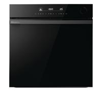 Hisense Hi6 BlackLine Pyrolytic Multifunction Steam Add Single Oven BSA66346PDBGUK Black