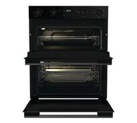 Hisense Hi6 Bud714221Adbg Built-Under Double Multi-Function Electric Oven - Mirrored Jet Black