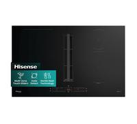 HISENSE Hi6 HEH8432BSCWF 80 cm Vented Induction Hob with Bridge Zone - Black, Black