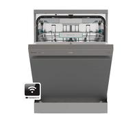 Hisense Hi6 HS693A90XADUK 16 Place Auto Dose Silver Freestanding Dishwasher