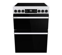 Hisense Hi6 Max 60cm Electric Cooker with Ceramic Hob HDCEC6C20W - White - A Rated