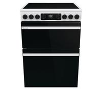 Hisense Hi6 Max 60cm Electric Cooker with Ceramic Hob HDCEC6C20W - White - A