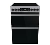 Hisense Hi6 Max HDCEC6C20X 60cm Electric Cooker with Ceramic Hob - Stainless Steel - A Rated, Stainless Steel