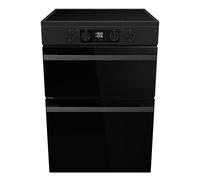 Hisense Hi6 Max 60cm Electric Cooker with Induction Hob - Jet Black - A Rated