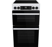 Hisense Hi6 Max HDCEC5C10W 50cm Electric Cooker with Ceramic Hob - White - A Rated, White