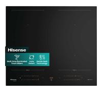 Hisense 60cm 4 Zone Area Flex Induction Hob HI6443BSCWF Black