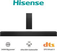 Hisense HS2100 soundbar speaker Black 2.1 channels 240 W