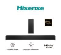 Hisense HS2100 soundbar speaker Black 2.1 channels 240 W
