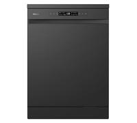 Hisense HS622E90BUK Freestanding Standard Dishwasher 85cm High - E Rated, Black, 24 x 23 x 33 inches (L x W x H) [Energy Class E]