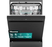 Hisense Hi6 Freestanding Dishwasher - Inverter Motor A-Rated Black