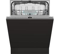 Hisense HV642C65UK Integrated Full Size Dishwasher - Black Control Panel - C Rated, Black