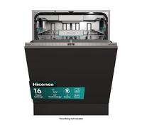 Hisense Integrated Standard Dishwasher - Black - A Rated