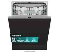 Hisense Integrated Standard Dishwasher - Black - C Rated