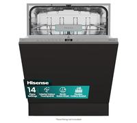 Hisense Integrated Standard Dishwasher - Black - C Rated