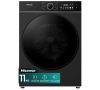 Hisense KitchenFit 3i Series WF3I1143BBL WiFi-enabled 11 kg 1400 Spin Washing Machine - Black, Black