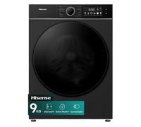 HISENSE KitchenFit 3i Series WF3I9043BBFS2 WiFi-enabled 9 kg 1400 Spin Washing Machine - Black, Black