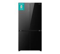 Hisense KitchenFit 591 Litre Four Door American Fridge Freezer - Blac RQ768N4GBE