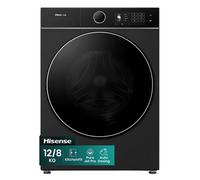 HISENSE KitchenFit 5i Series WD5I1245BBR WiFi-enabled 12 kg Washer Dryer - Black, Black