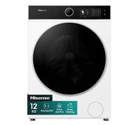 Hisense 5i KitchenFit Series WF5I1245BWR 12kg WiFi Connected Washing Machine with 1400 rpm - White - A Rated, White