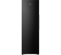 Hisense KitchenFit FT5K310GSFC 186cm Frost Free Upright Freezer - Black Stainless Steel - C Rated, Black