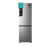 Hisense KitchenFit Eclipse RB3K330SAIC Wifi Connected 186cm High 60/40 No Frost Fridge Freezer - Stainless Steel - C Rated, Stainless Steel