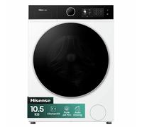 Hisense 5i KitchenFit Series WF5I1045BWQ 10.5kg Washing Machine with 1400 rpm - White - A Rated