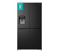 HISENSE RQ760N4SBFE American-Style Smart Fridge Freezer - Black, Stainless Steel